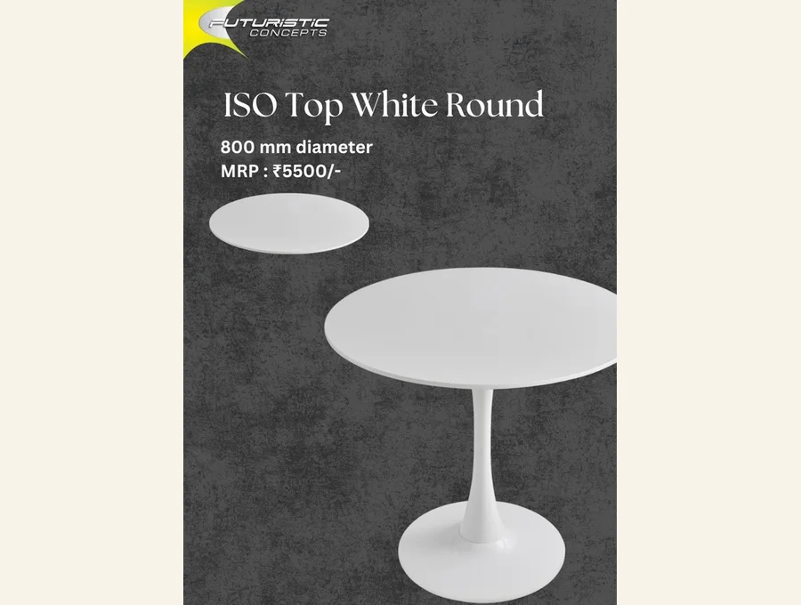 ISO Top White Rectangle Table Tops by Oberoi Living Interiors